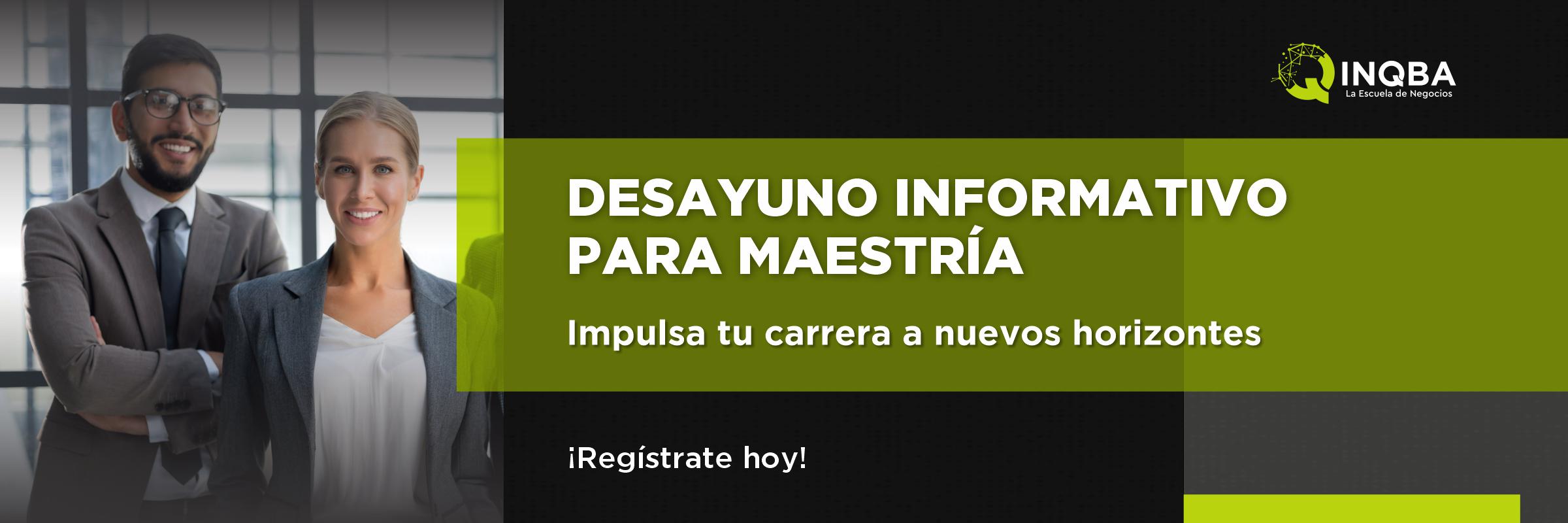 INQBA Eventos desayuno informativo maestrias